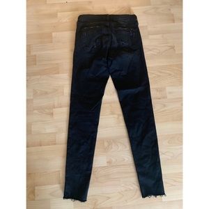 Flying monkey distressed skinny jeans